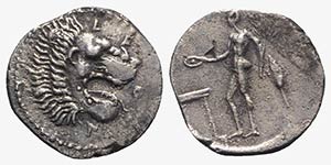 Sicily, Leontinoi, c. 450-440 BC. AR Litra ... 