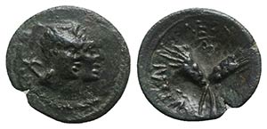 Sicily, Leontinoi, c. 2nd-1st century BC. Æ ... 