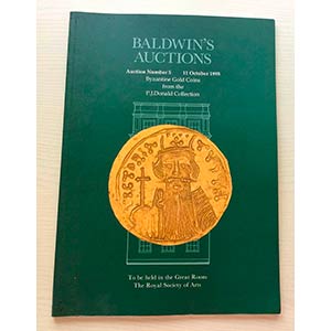 Baldwins Auction 5 Byzantine Gold Coins ... 