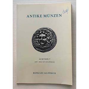 Bank Leu Auktion 7 Antike Munzen ... 