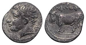 Sicily, Panormos as Ziz, c. 405-380 BC. AR ... 
