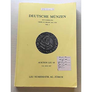 Leu Numismatik Auktion 69 Deutsche Munzen ... 