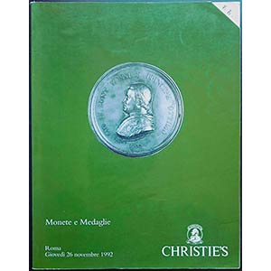 Christies,  Monete e medaglie. Roma, 26 ... 
