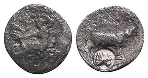 Sicily, Selinos, c. 410 BC. AR Litra (11mm, ... 