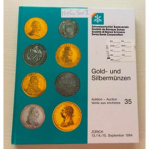 SBV Auktion 35 Gold- und Sibermunzen. Basel ... 