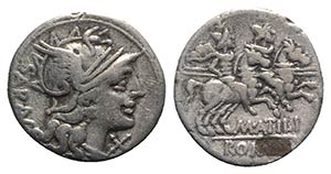M. Atilius Saranus, Rome, 148 BC. AR ... 