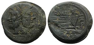 Q. Marcius Libo, Rome, c. 148 BC. Æ As ... 