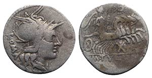 M. Tullius, Rome, 119 BC. AR Denarius ... 