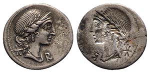 Man. Aemilius Lepidus, Rome, 114-113 BC. AR ... 
