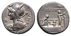 P. Nerva, Rome, 113-112 BC. AR Denarius ... 