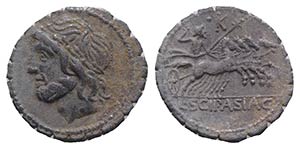 L. Scipio Asiagenus, Rome, 106 BC. AR ... 