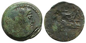 Q. Titius, Rome, 90 BC. Æ As (26mm, 9.64g, ... 