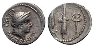 C. Norbanus, Rome, 83 BC. AR Denarius (18mm, ... 