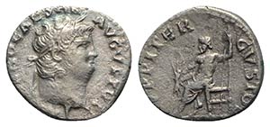 Nero (54-68). AR Denarius (17mm, 2.87g, ... 