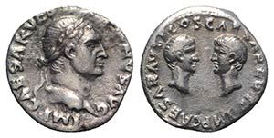 Vespasian with Titus and Domitian as ... 