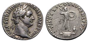 Domitian (81-96). AR Denarius (19mm, 3.33g, ... 