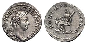 Trajan (98-117). AR Denarius (18mm, 3.45g, ... 