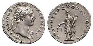 Trajan (98-117). AR Denarius (18.5mm, 3.29g, ... 
