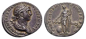 Trajan (98-117). AR Denarius (19mm, 3.61g, ... 