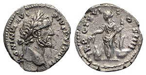 Antoninus Pius (138-161). AR Denarius (18mm, ... 