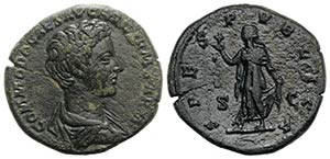 Commodus (Caesar, 166-177). Æ As (25mm, ... 