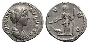 Crispina (Augusta, 178-182). AR Denarius ... 