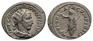 Philip I (244-249). AR Antoninianus (24.5mm, ... 