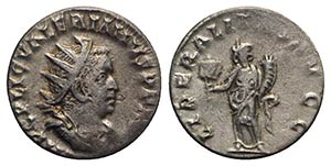 Valerian I (253-260). Antoninianus (20mm, ... 