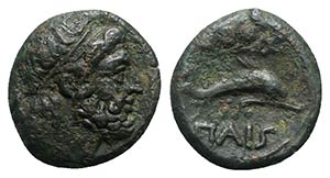 Northern Lucania, Paestum, c. 218-201 BC. Æ ... 