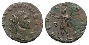 Claudius II (268-270). Radiate (20mm, 3.89g, ... 
