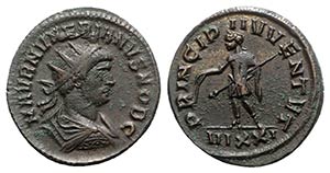 Numerian (Caesar, 282-283). Radiate (23mm, ... 
