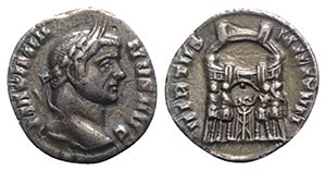 Maximianus (286-305). AR Argenteus (17mm, ... 