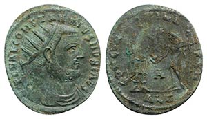 Constantius I (Caesar, 293-305). Radiate ... 