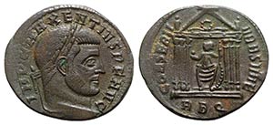 Maxentius (307-312). Æ Follis (25mm, 5.93g, ... 