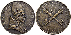 PAPALI - Giovanni VI (701-705) - Medaglia - ... 