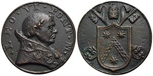 PAPALI - Leone VI (928) - Medaglia - Busto a ... 