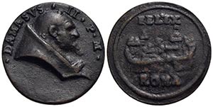 PAPALI - Damaso II (1048) - Medaglia - Busto ... 