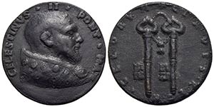 PAPALI - Celestino II (1143-1144) - Medaglia ... 