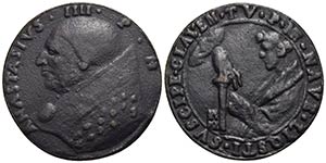 PAPALI - Anastasio IV (1153-1154) - Medaglia ... 