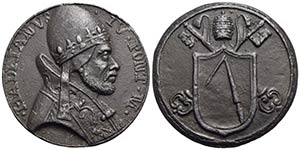 PAPALI - Adriano IV (1154-1159) - Medaglia - ... 