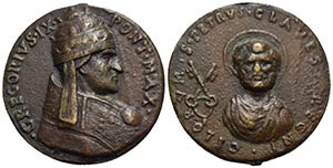 PAPALI - Gregorio IX (1227-1241) - Medaglia ... 
