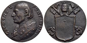 PAPALI - Clemente V (1305-1314) - Medaglia - ... 