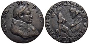 PAPALI - Clemente VI (1342-1352) - Medaglia ... 