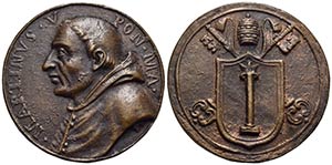 PAPALI - Martino V (1417-1431) - Medaglia - ... 