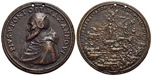 PAPALI - Pio V (1566-1572) - Medaglia - A. ... 