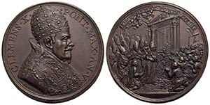 PAPALI - Clemente X (1670-1676) - Medaglia - ... 