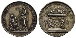 OLANDA - Medaglia - 1697 - Pace di Rijswijk ... 