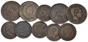 Estere - SUD AMERICA (4) e altre sei monete ... 