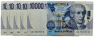 Cartamoneta-Italiana - 10.000 Lire Volta ... 