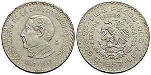 MESSICO - Repubblica (1823) - 10 Pesos - ... 